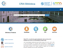 Tablet Screenshot of bib.upct.es