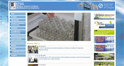 Desktop Screenshot of etsia.upct.es