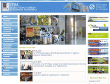 Tablet Screenshot of etsia.upct.es
