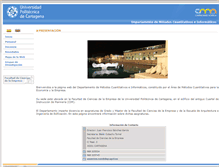 Tablet Screenshot of metodos.upct.es